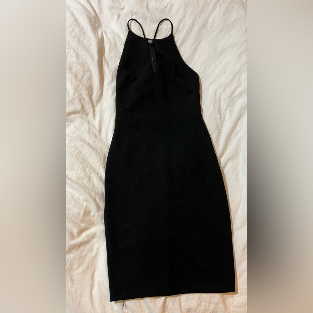 Nostrum Black Mini Dress